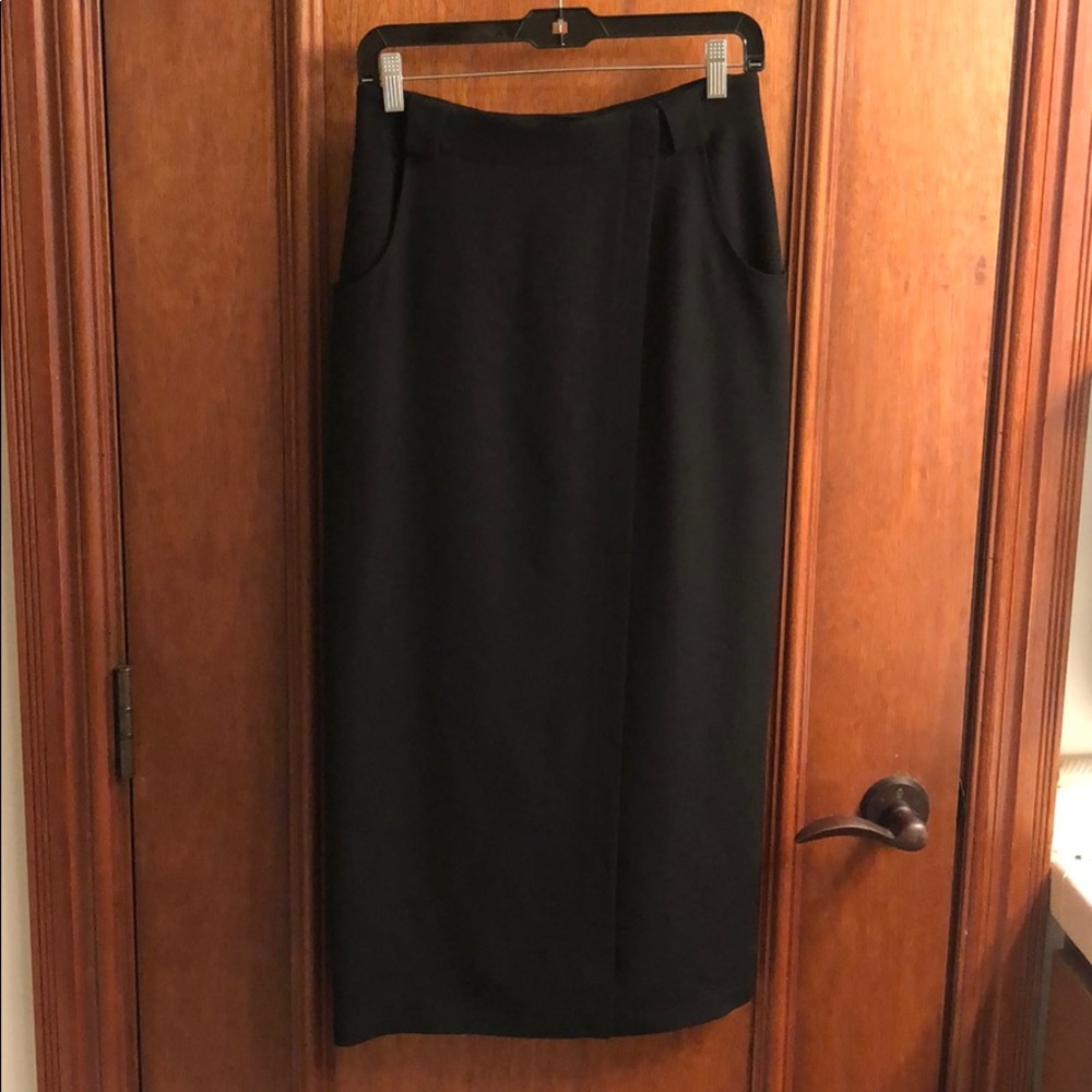 Black maxi skirt